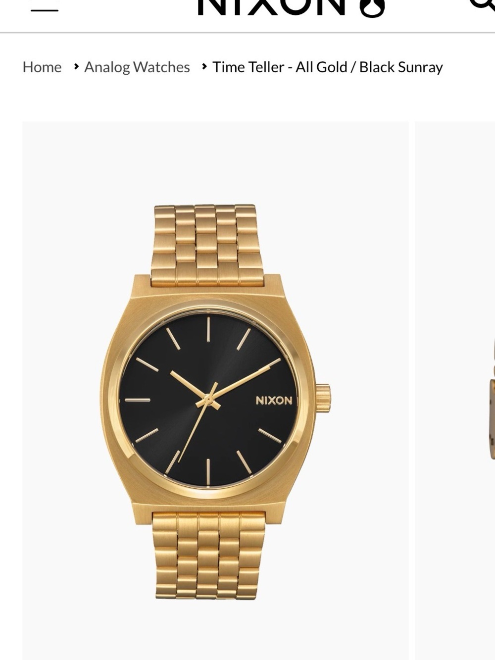 Nixon Time Teller Watch